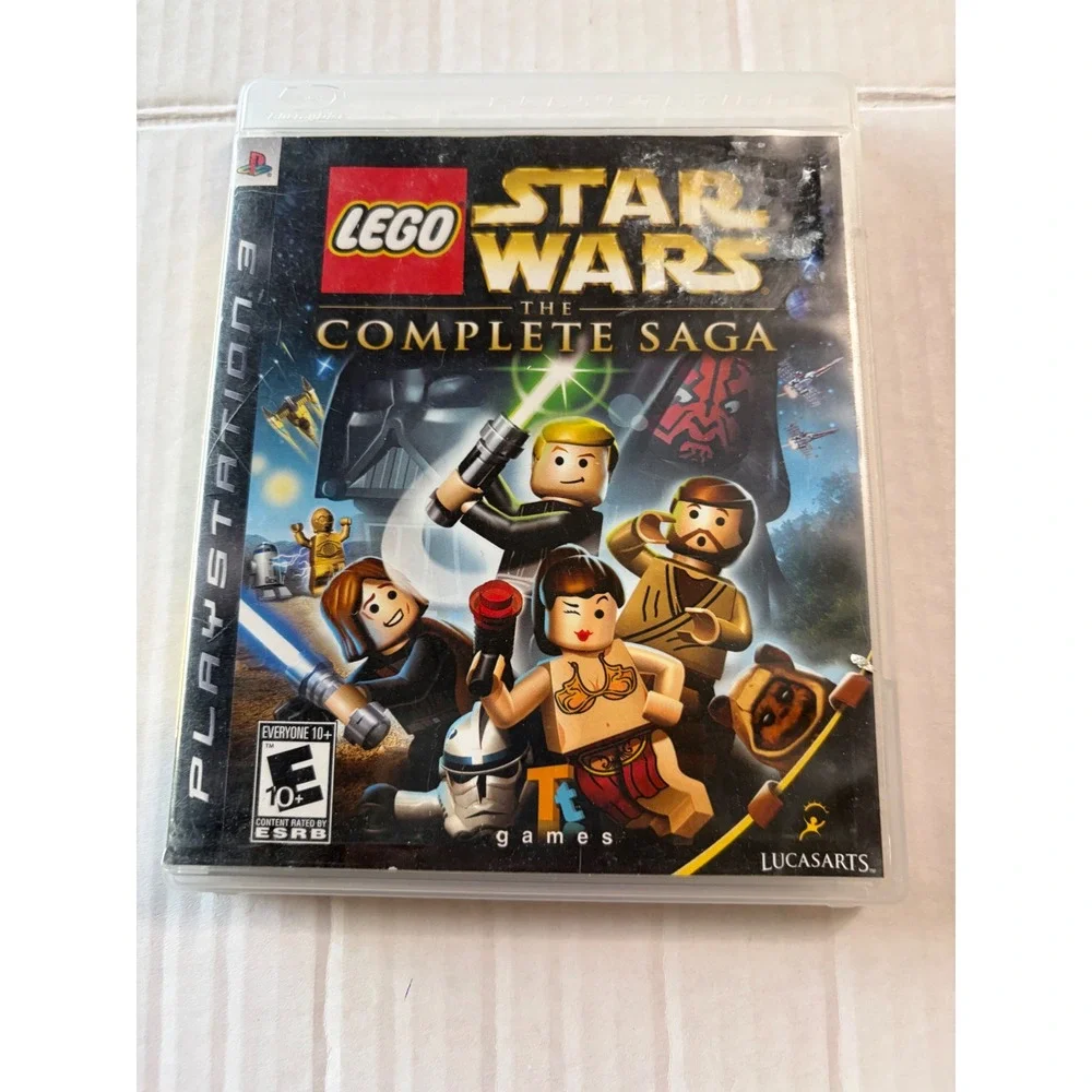 LEGO Star Wars The Complete Saga Sony PlayStation 3 2007 PS3 Game CIB manual